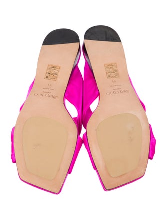 Jimmy Choo Satin Slides