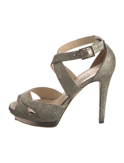 Jimmy Choo Glitter D'Orsay Pumps