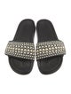 Jimmy Choo Leather Printed Slides