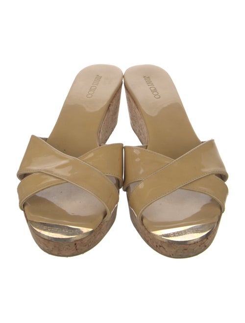 Jimmy Choo Patent Leather Slides