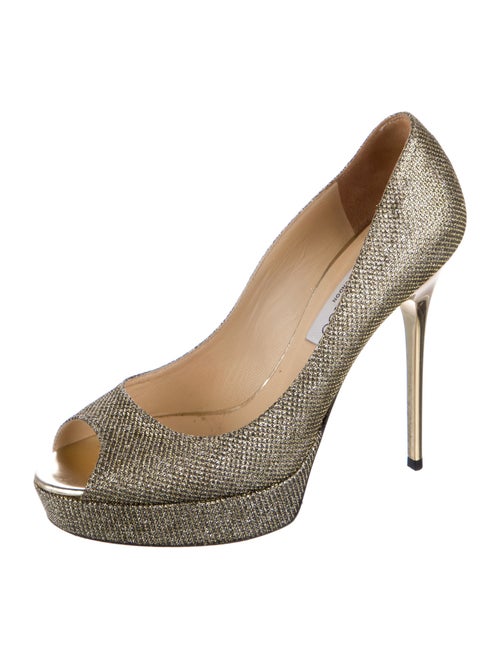 Jimmy Choo Glitter Glitter Accents Pumps