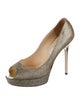 Jimmy Choo Glitter Glitter Accents Pumps