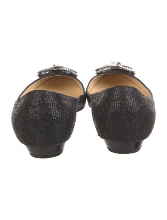 Jimmy Choo Glitter Flats