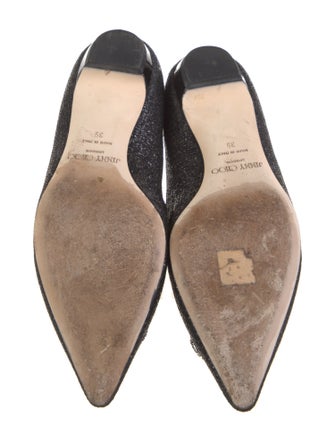 Jimmy Choo Glitter Flats