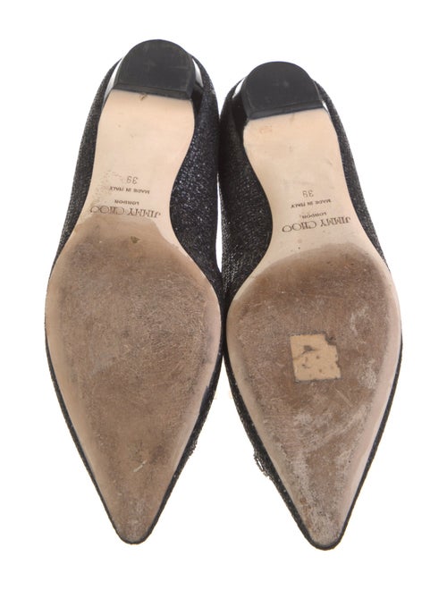 Jimmy Choo Glitter Flats