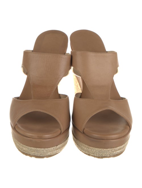 Jimmy Choo Leather Slingback Sandals