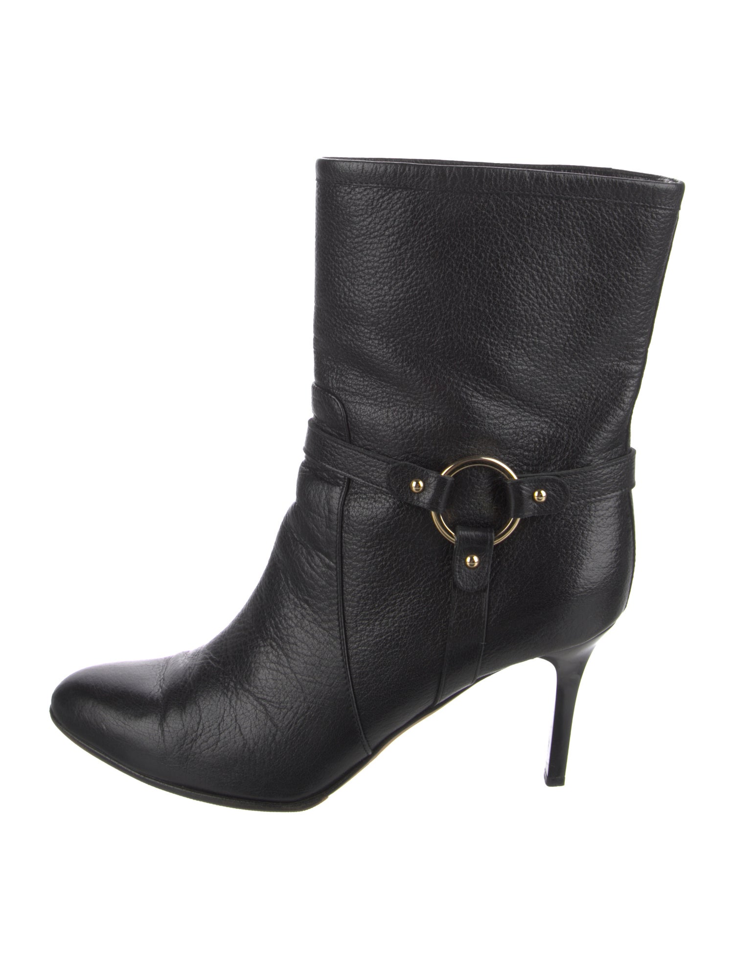 Jimmy Choo Leather Moto Boots