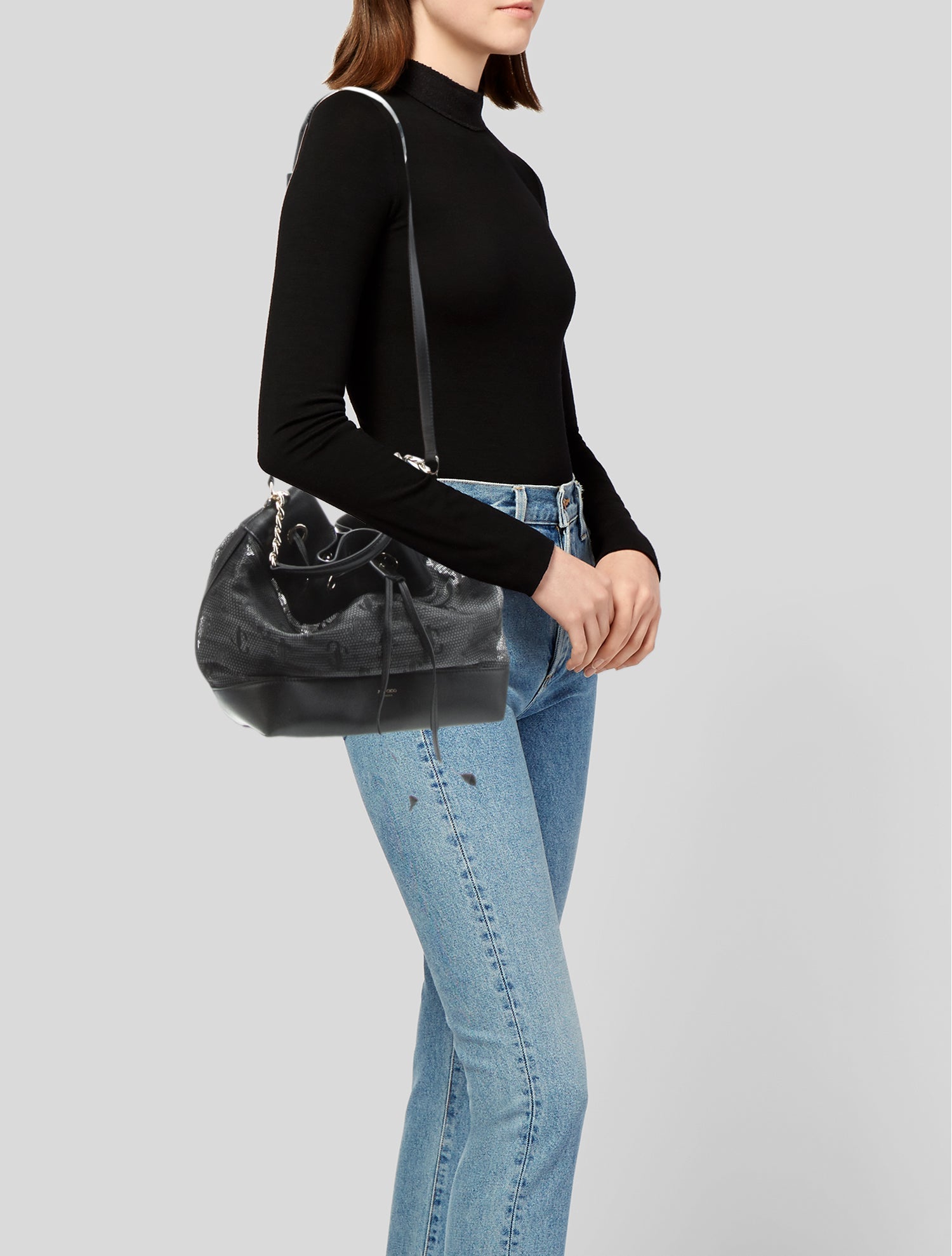 Jimmy Choo Mesh Shoulder Bag