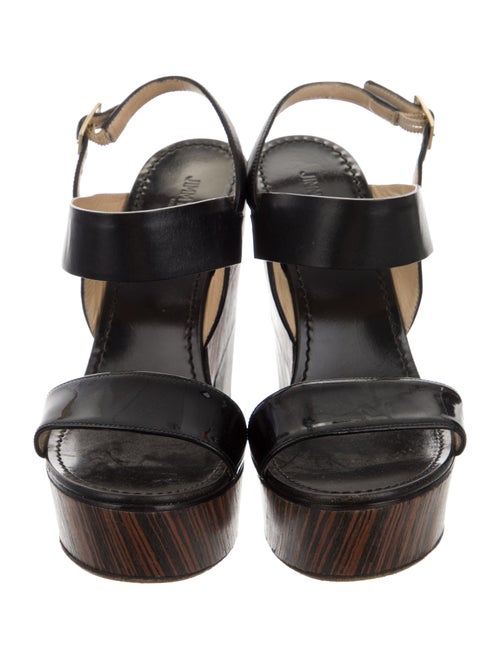 Jimmy Choo Patent Leather Slingback Sandals