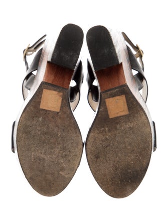 Jimmy Choo Patent Leather Slingback Sandals