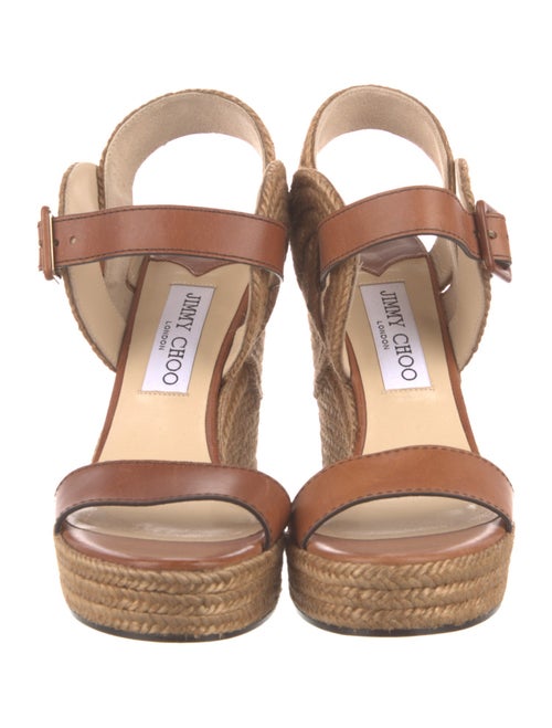 Jimmy Choo Leather Espadrilles