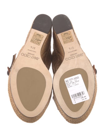 Jimmy Choo Leather Espadrilles
