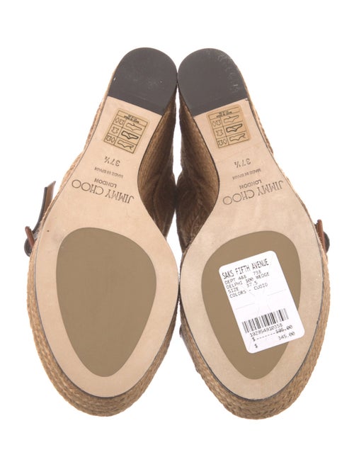 Jimmy Choo Leather Espadrilles