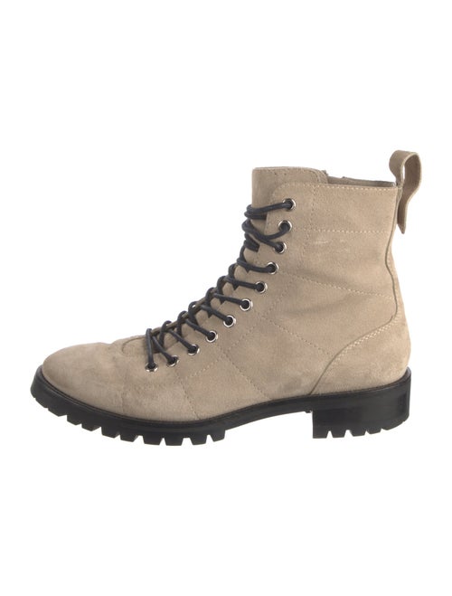 Jimmy Choo Suede Combat Boots