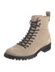 Jimmy Choo Suede Combat Boots