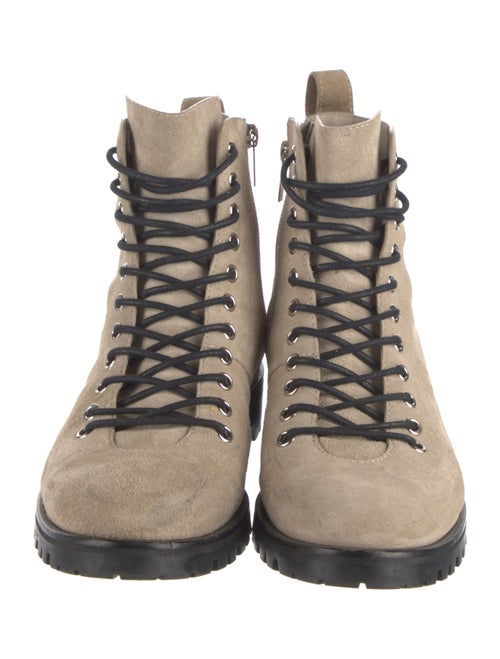 Jimmy Choo Suede Combat Boots