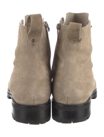 Jimmy Choo Suede Combat Boots