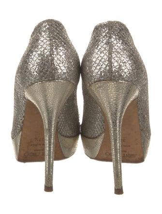 Jimmy Choo Glitter Glitter Accents Pumps