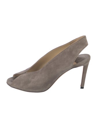 Jimmy Choo Suede Slingback Sandals