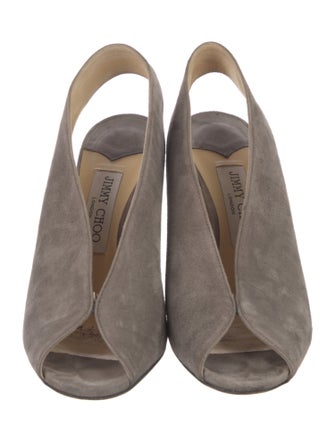 Jimmy Choo Suede Slingback Sandals