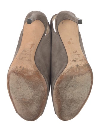 Jimmy Choo Suede Slingback Sandals