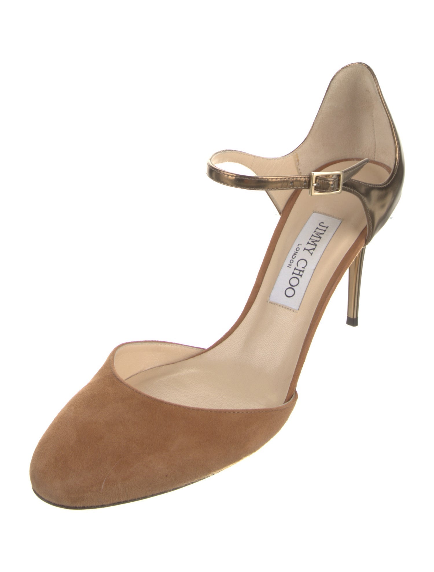 Jimmy Choo Suede D'Orsay Pumps