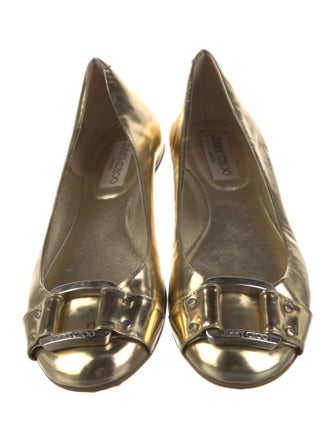 Jimmy Choo Leather Ballet Flats