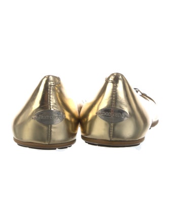Jimmy Choo Leather Ballet Flats