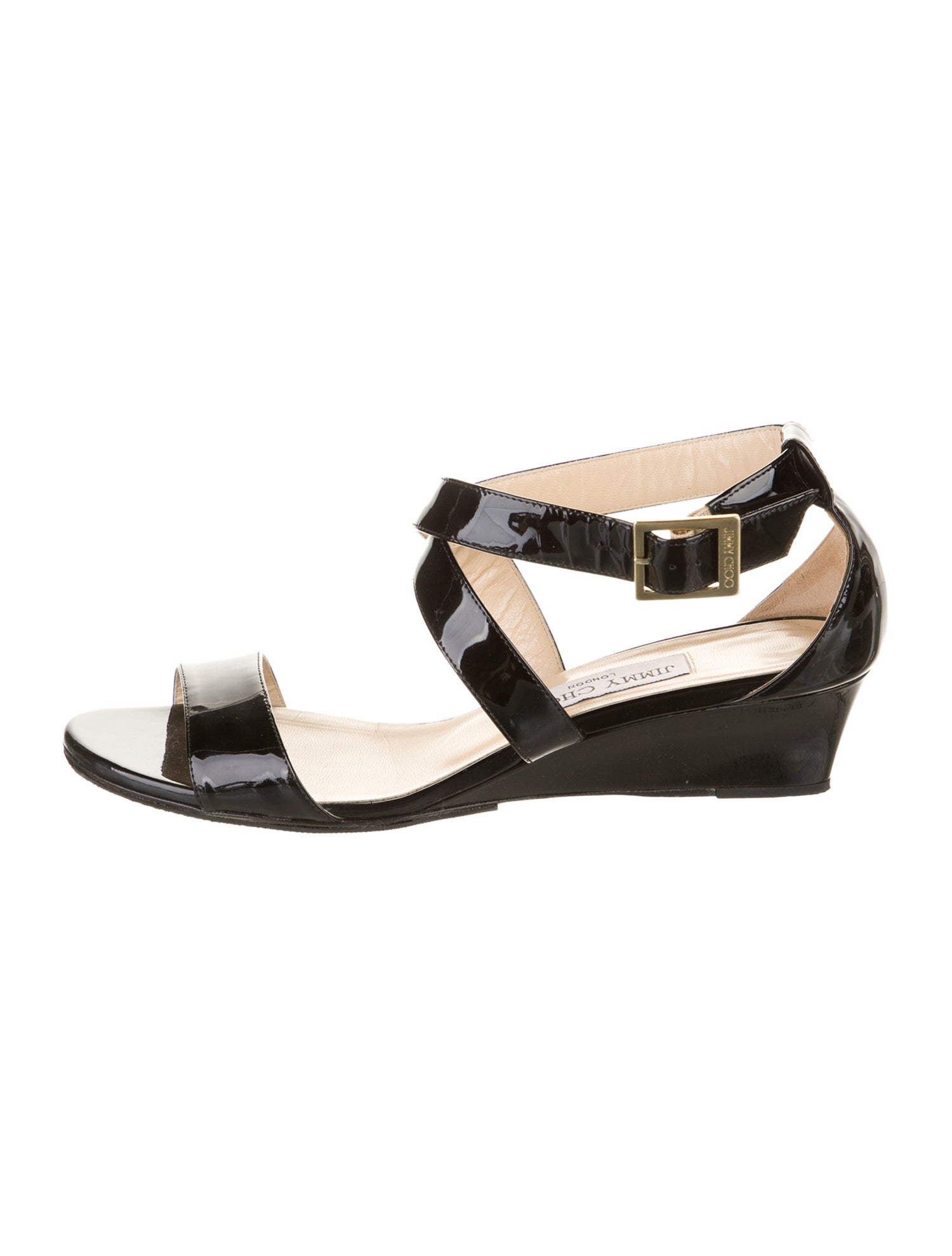 Jimmy Choo Patent Leather Sandals