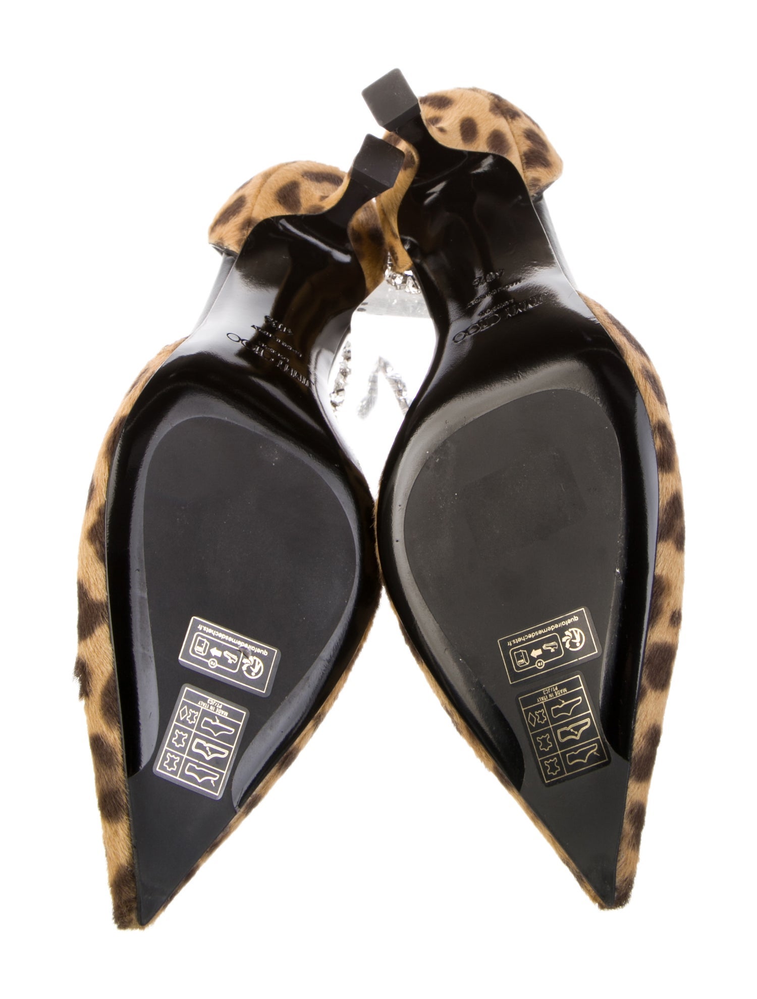 Jimmy Choo Ponyhair Animal Print D'Orsay Pumps
