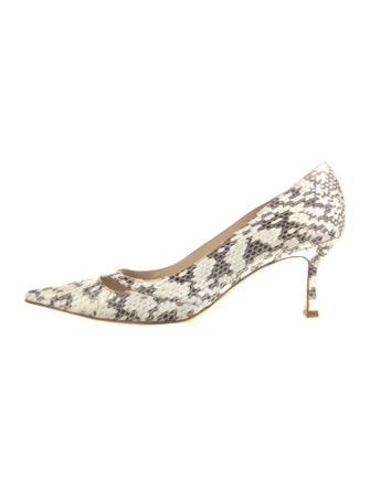 Jimmy Choo Python Animal Print Pumps