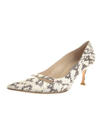 Jimmy Choo Python Animal Print Pumps