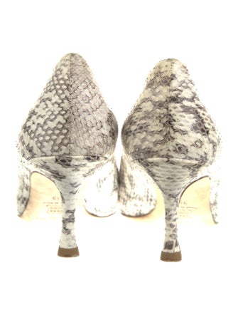 Jimmy Choo Python Animal Print Pumps