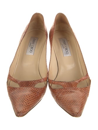 Jimmy Choo Python Pumps