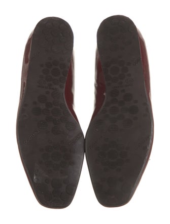 Jimmy Choo Patent Leather Studded Accents Ballet Flats