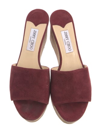 Jimmy Choo Suede Slides