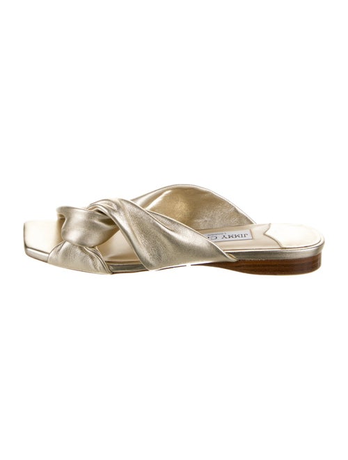 Jimmy Choo Leather Slides