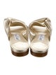 Jimmy Choo Leather Slides