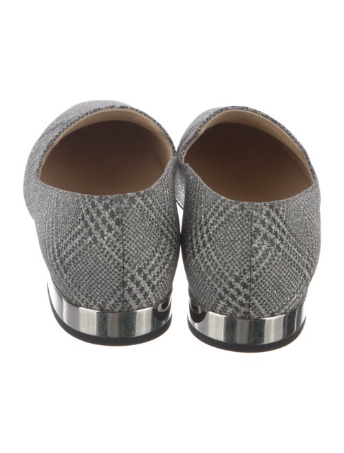 Jimmy Choo Glitter Printed Loafers