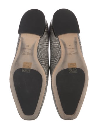 Jimmy Choo Glitter Printed Loafers