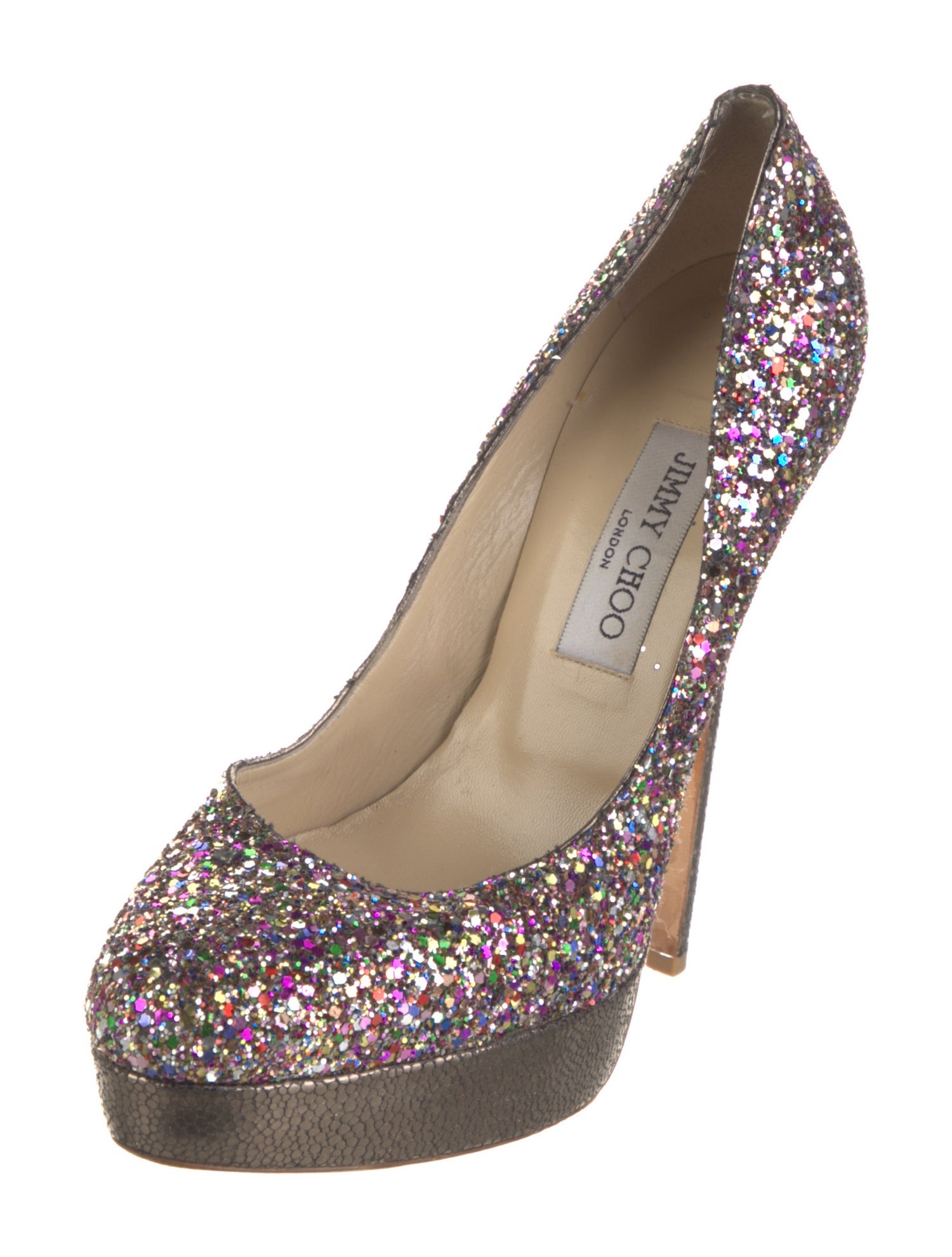 Jimmy Choo Glitter Pumps