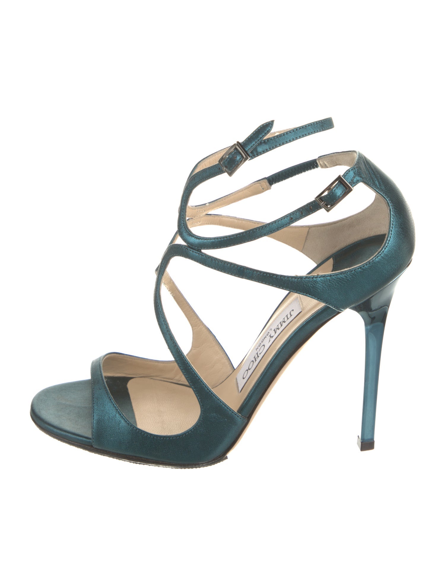 Jimmy Choo Azia 95 Patent Leather Sandals