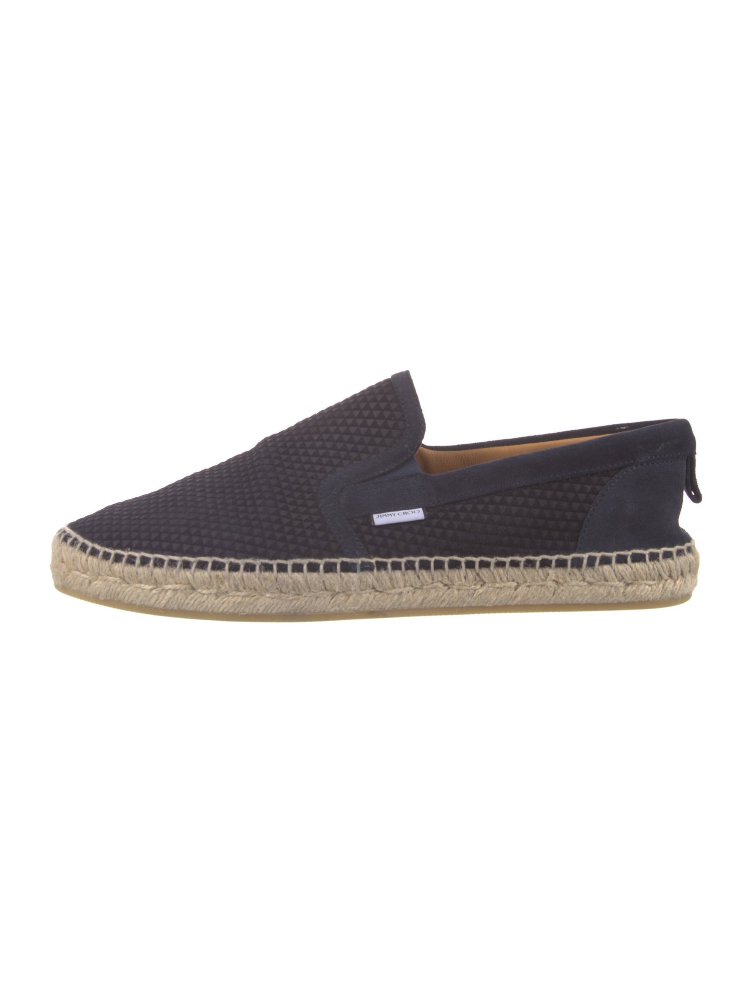 Jimmy Choo Leather Lasercut Accents Espadrille Sneakers