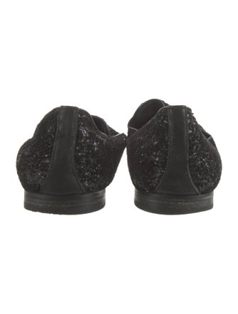 Jimmy Choo Glitter Accents Slippers