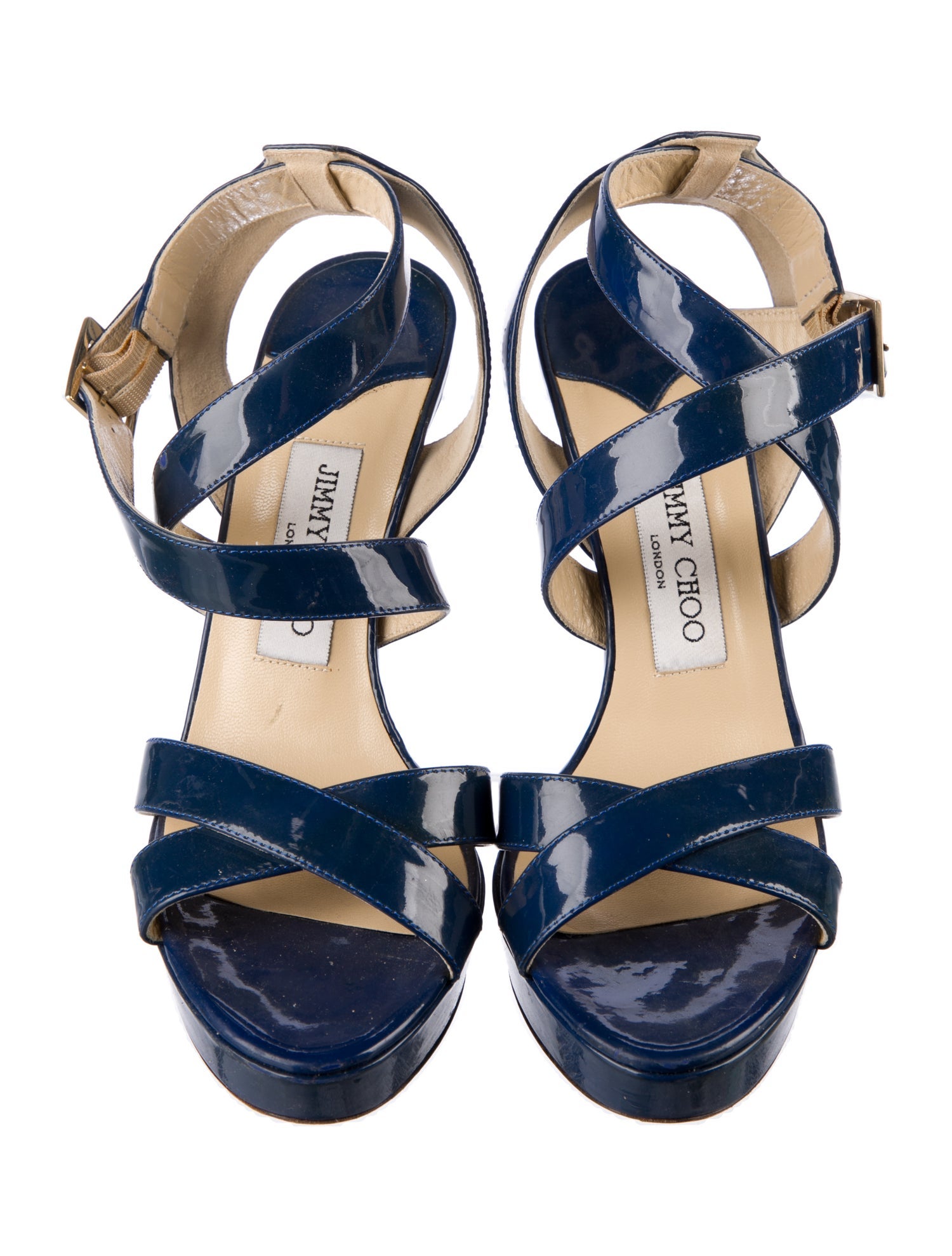 Jimmy Choo Patent Leather Sandals