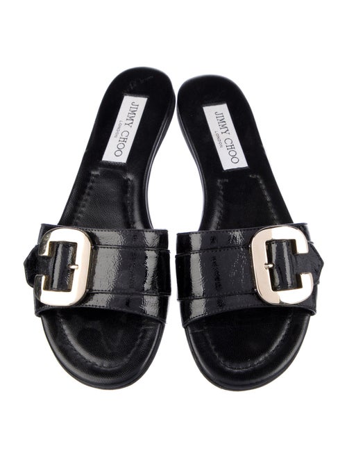 Jimmy Choo Leather Slides