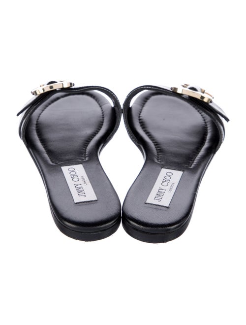 Jimmy Choo Leather Slides