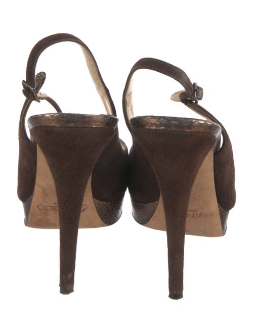 Jimmy Choo Suede Slingback Sandals
