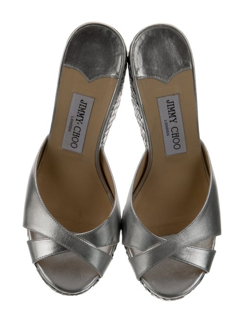 Jimmy Choo Almer Leather Espadrilles