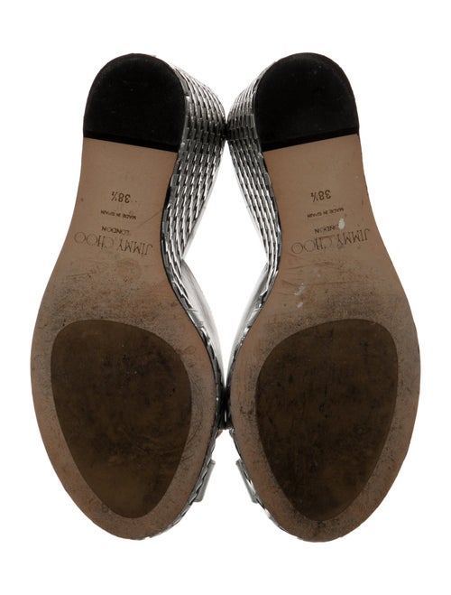 Jimmy Choo Almer Leather Espadrilles